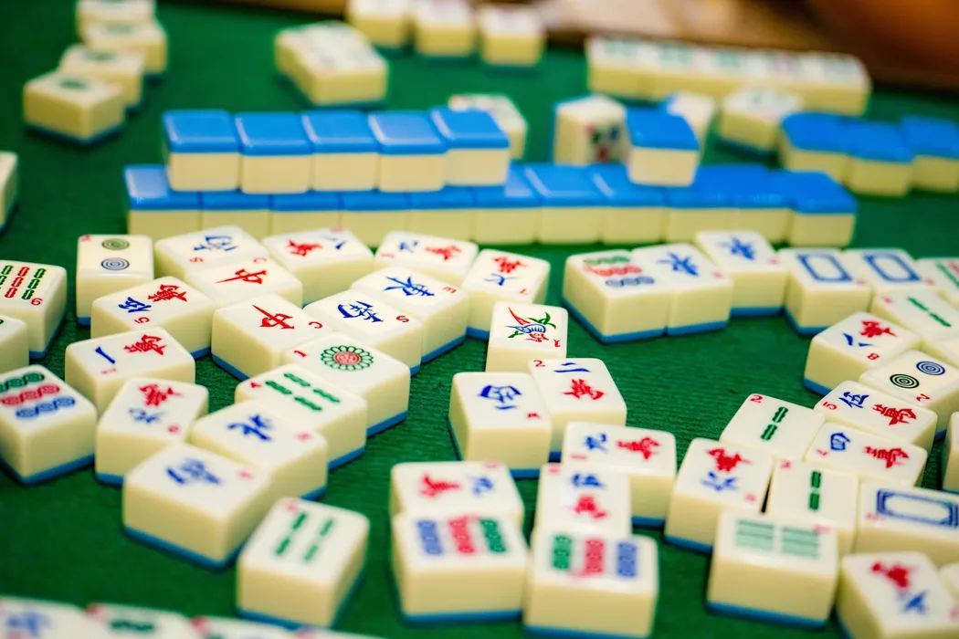 Ein Mahjong Spiel